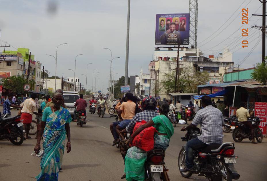 Hoarding-New Flyover - Nr. Roundana - Lalgudi Bazaar Jn,  Trichy,  Tamilnadu