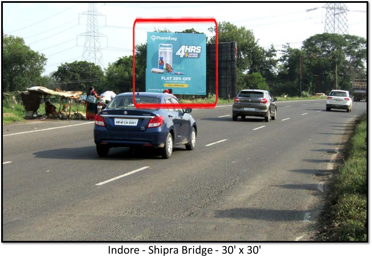 Billboard - Kshipra Bridge, Indore, Madhya Pradesh