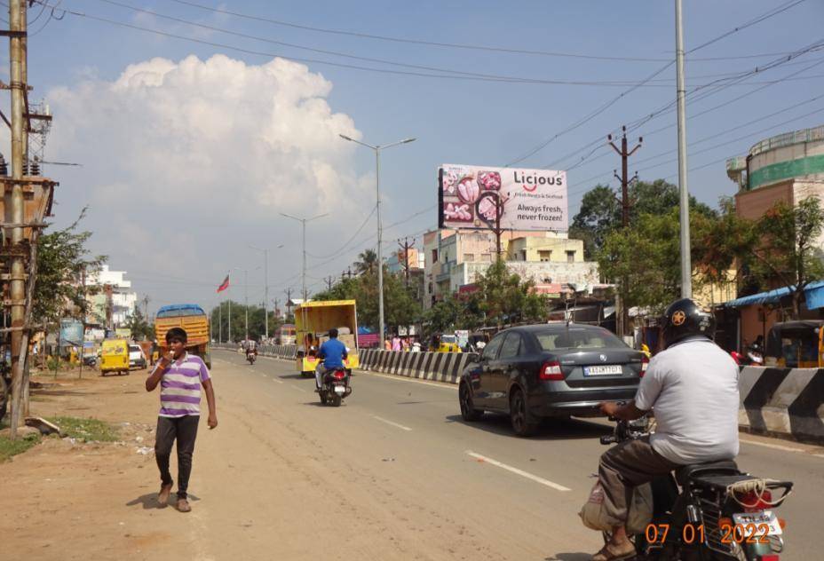 Hoarding-Edamalaipatti Pudur - S I S Acropole,  Trichy,  Tamilnadu