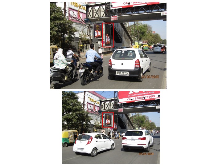 Metro power pillars - M.G road, Indore, Madhya Pradesh