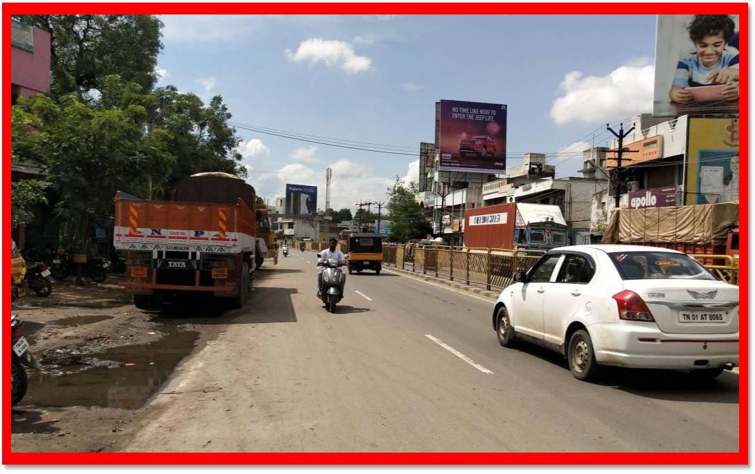 Hoarding-Bus Stand, Vellore, Tamilnadu