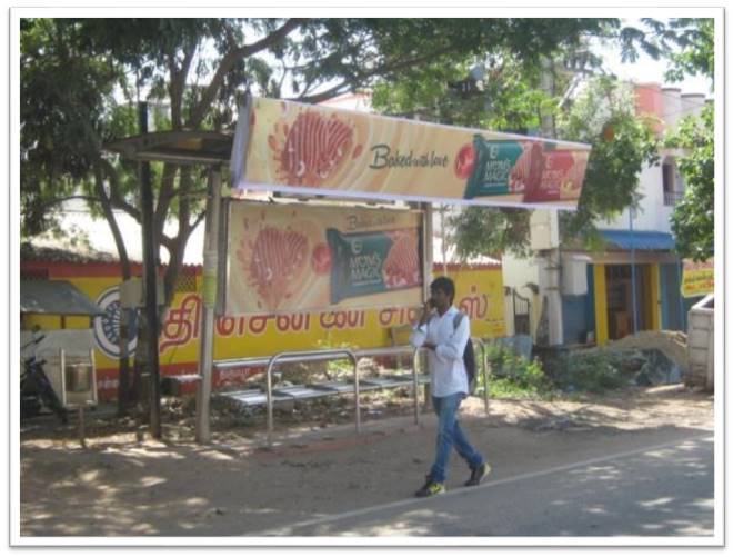 Bus Shelter-Milk Society No.2,  Coimbatore, Tamilnadu