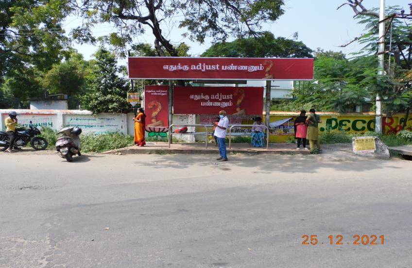 Bus Shelter-Vadavalli Lalwley Road Junction,  Coimbatore, Tamilnadu