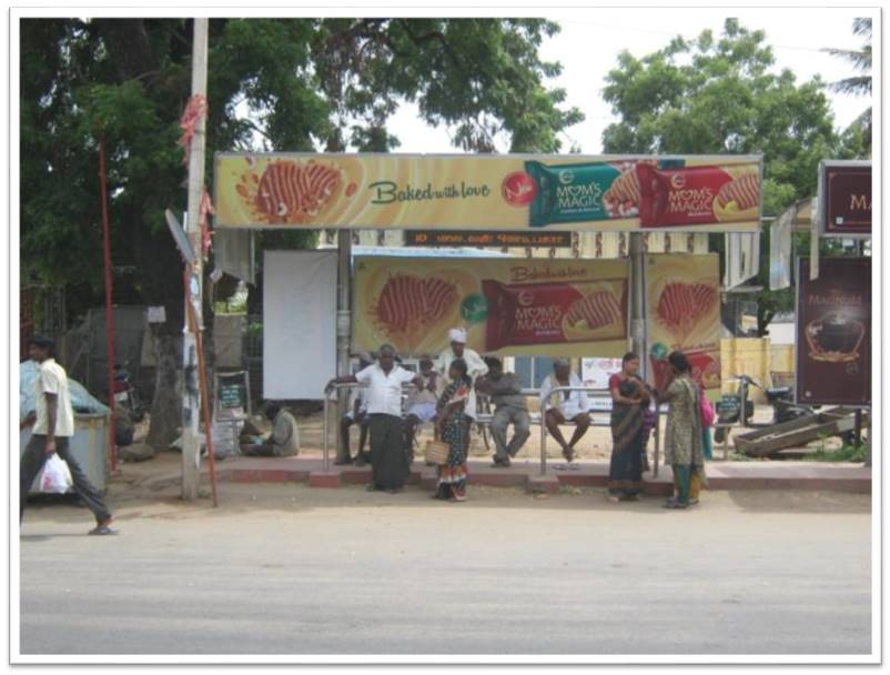 Bus Shelter-Pudur Bus Stop 1, Coimbatore, Tamilnadu