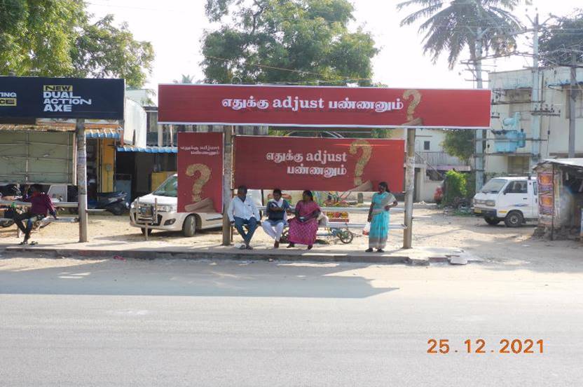 Bus Shelter-Pudur Bus Stop 2, Coimbatore, Tamilnadu