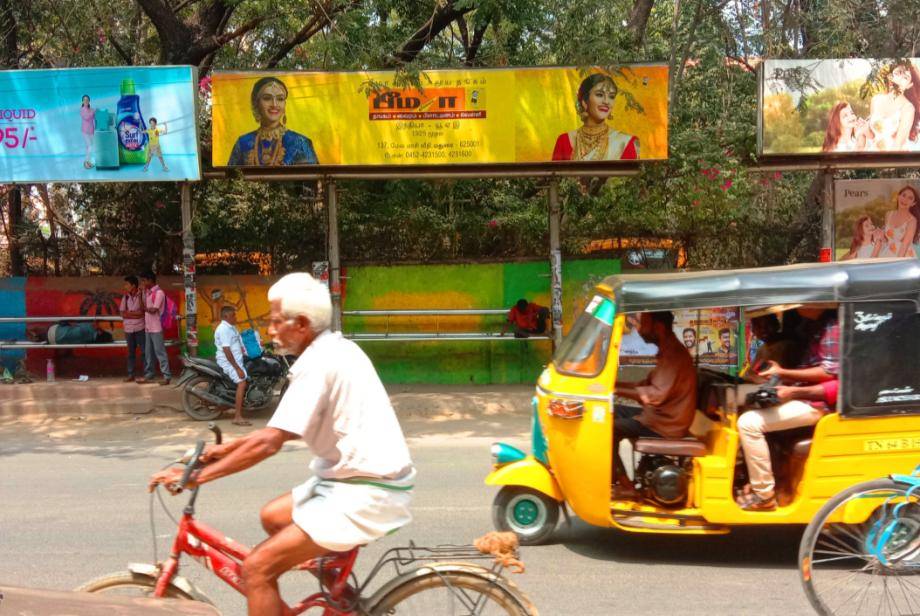 SS Bus Shelter-SOWRASTHRA SCHOOL, Madurai, Tamilnadu