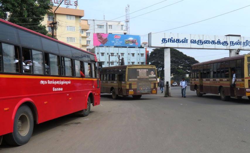 Hoarding-Gandhipuram Bus Stand, Coimbatore, Tamilnadu