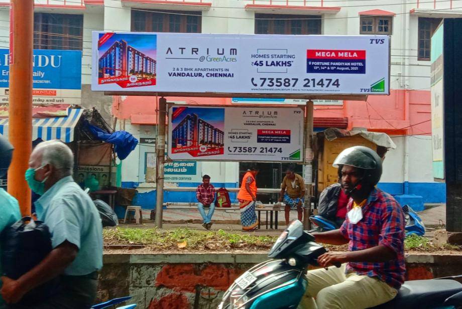 SS Bus Shelter-HINDU OFFICE NEAR DISTRICT COURT, Madurai, Tamilnadu