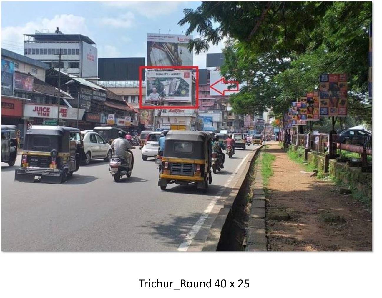 Hoarding-Sakthan Stand, Trichur, Kerala