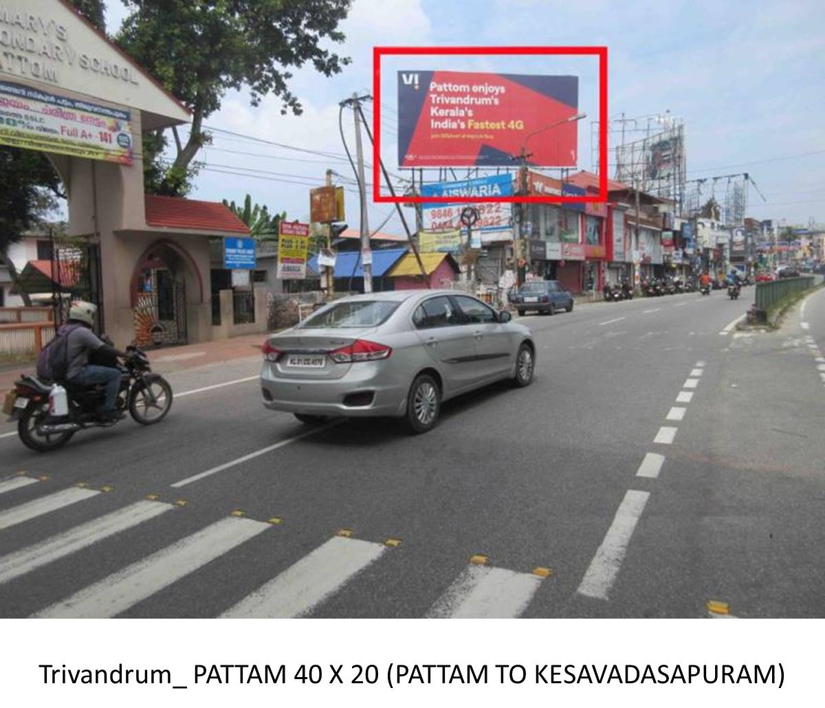 Hoarding-Thampanoor, Trivandrum, Kerala