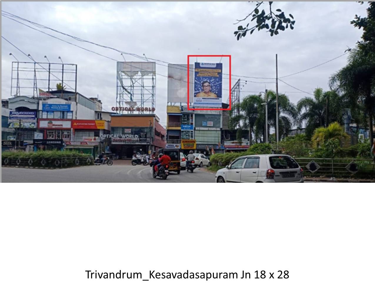 Hoarding-M G Road Over Bridge, Trivandrum, Kerala