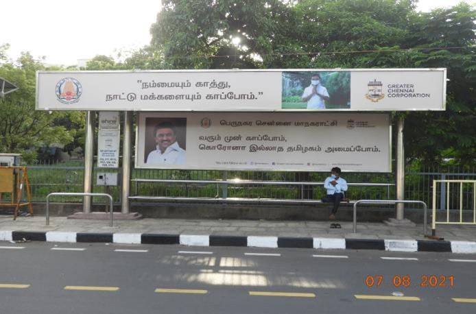 Bus Shelter-Beach Road, Chennai, Tamilnadu