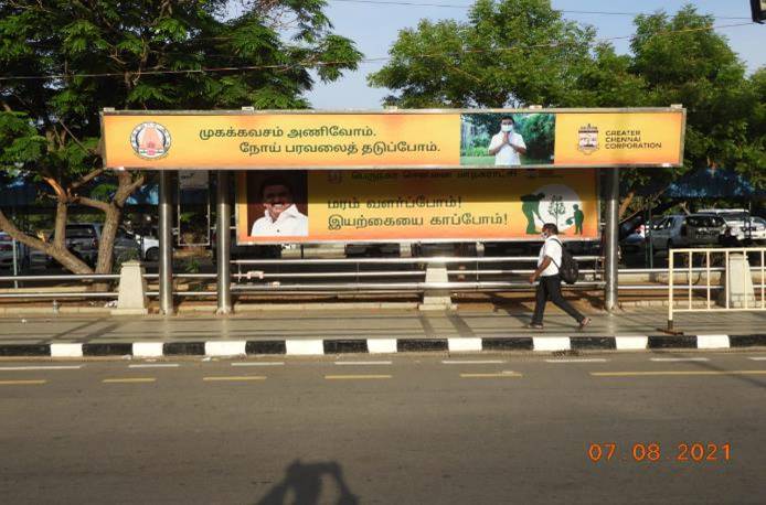 Bus Shelter-Beach Road, Chennai, Tamilnadu