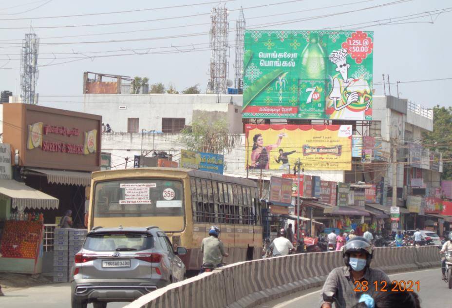 Hoarding-Selvapuram Junction towards Isha,  Coimbatore, Tamilnadu