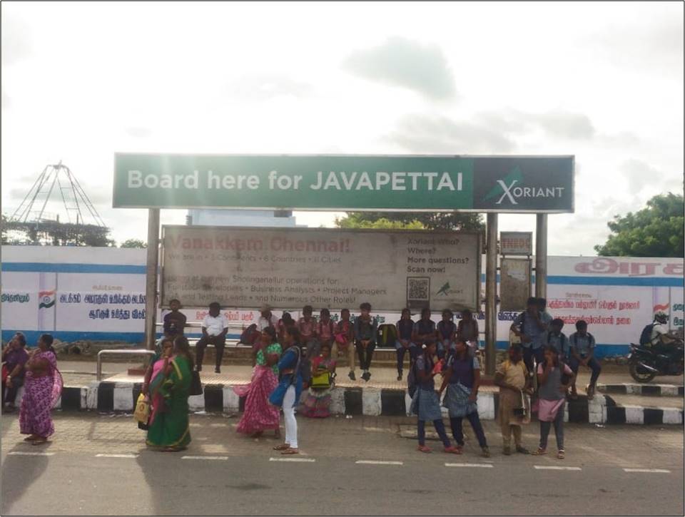 SS Bus Shelter-Aavin,  Chennai, Tamilnadu