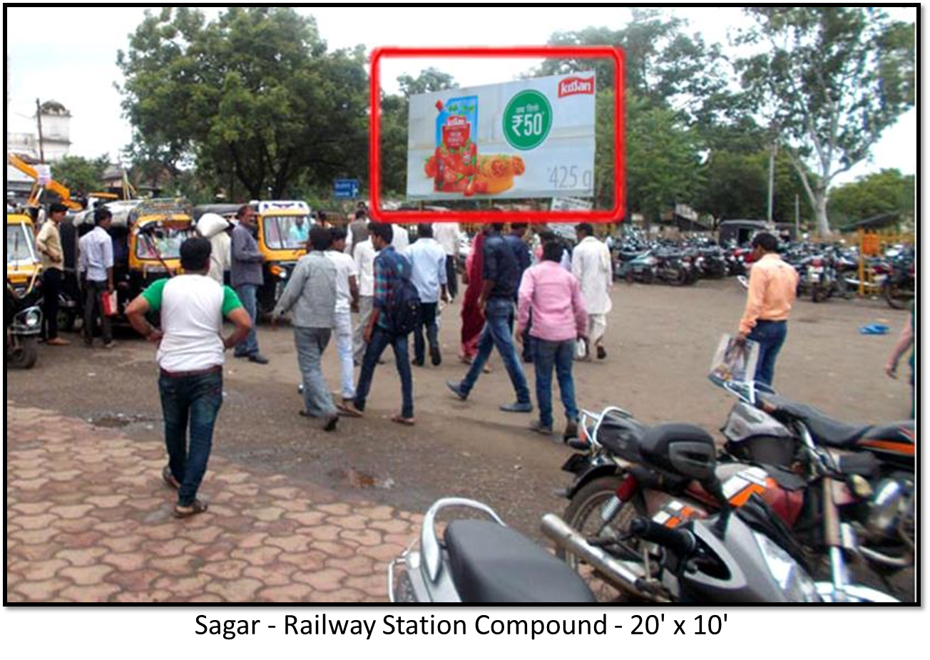 Billboard - Railway Station Compound, Sagar, Madhya Pradesh