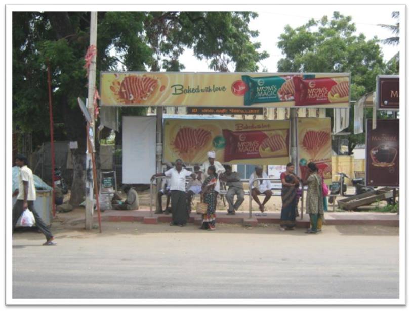 SS Bus Shelter-Pudur Bus Stop, Coimbatore, Tamilnadu