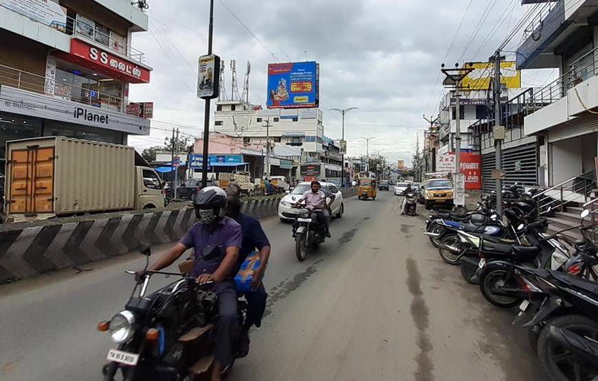 Advertising in Hoarding-New Bus Stand, Nr. ARRS Mulitplex, Salem, Tamilnadu