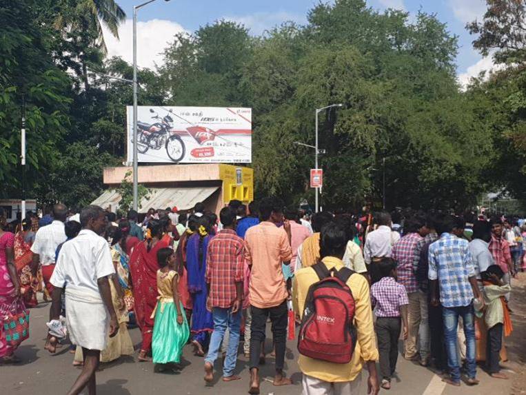 Hoarding-Annamalai and Raghvendra Temple, Thiruvannamalai, Tamilnadu