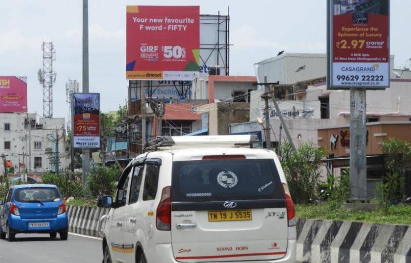 Hoarding-Parrys, Chennai, Tamilnadu