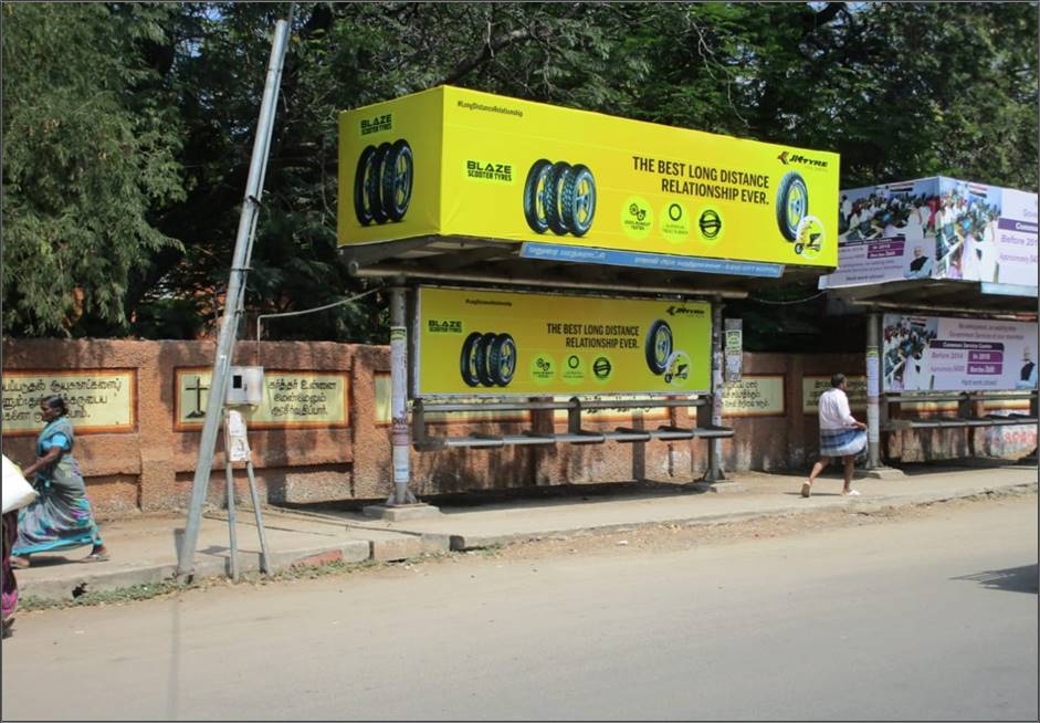 Bus Shelter-Goripalyam,  Madurai, Tamilnadu