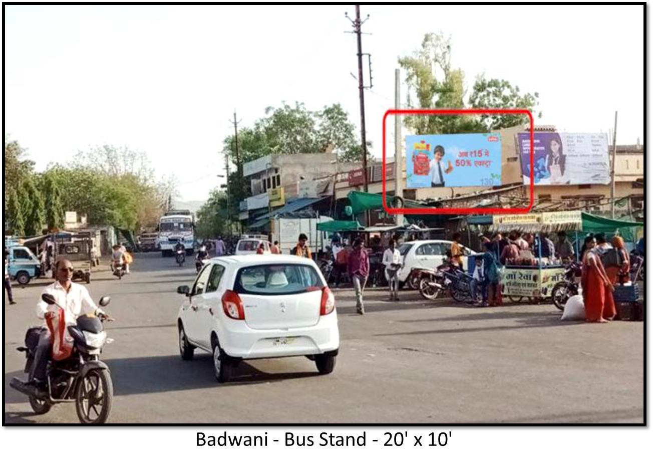 Billboard - Bus Stand, Badwani, Madhya Pradesh