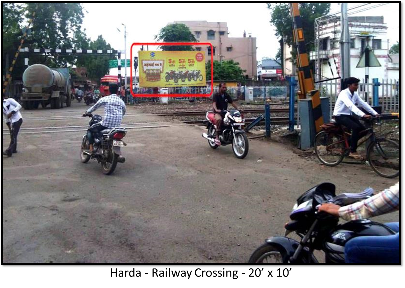 Billboard - Railway Crossing, Harda, Madhya Pradesh