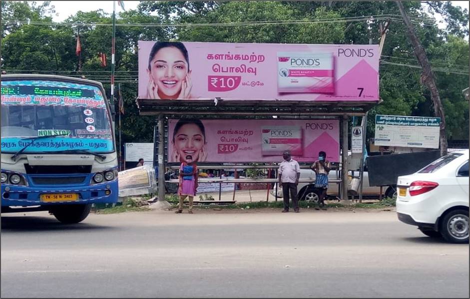 Bus Shelter-RTO south,  Madurai, Tamilnadu