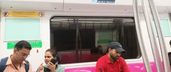 Delhi Metro - Line 7 Interior Panels