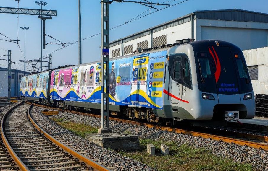 Delhi Metro - Line 10 Exterior Wrap