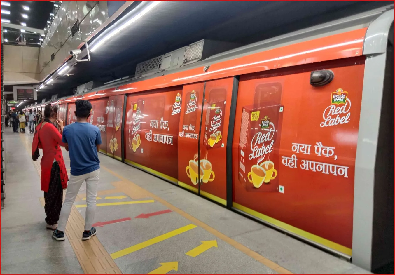 Delhi Metro - Line 2 Exterior Wrap