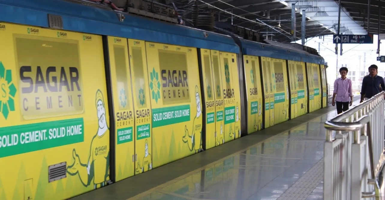 Hyderabad Metro Train External