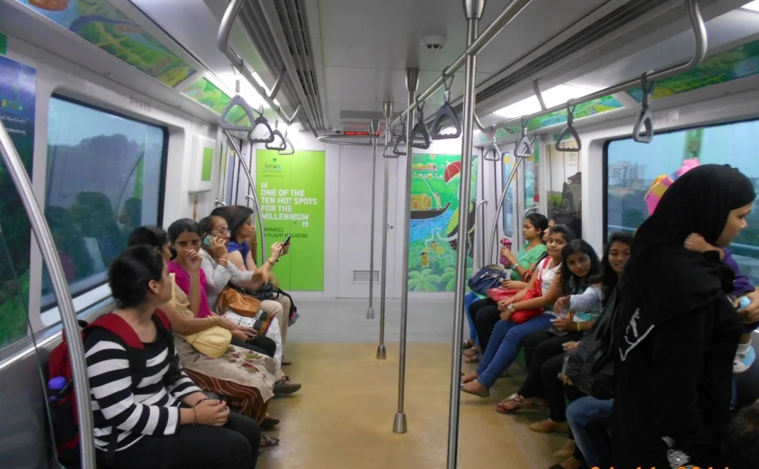 Jaipur Metro Train Internal