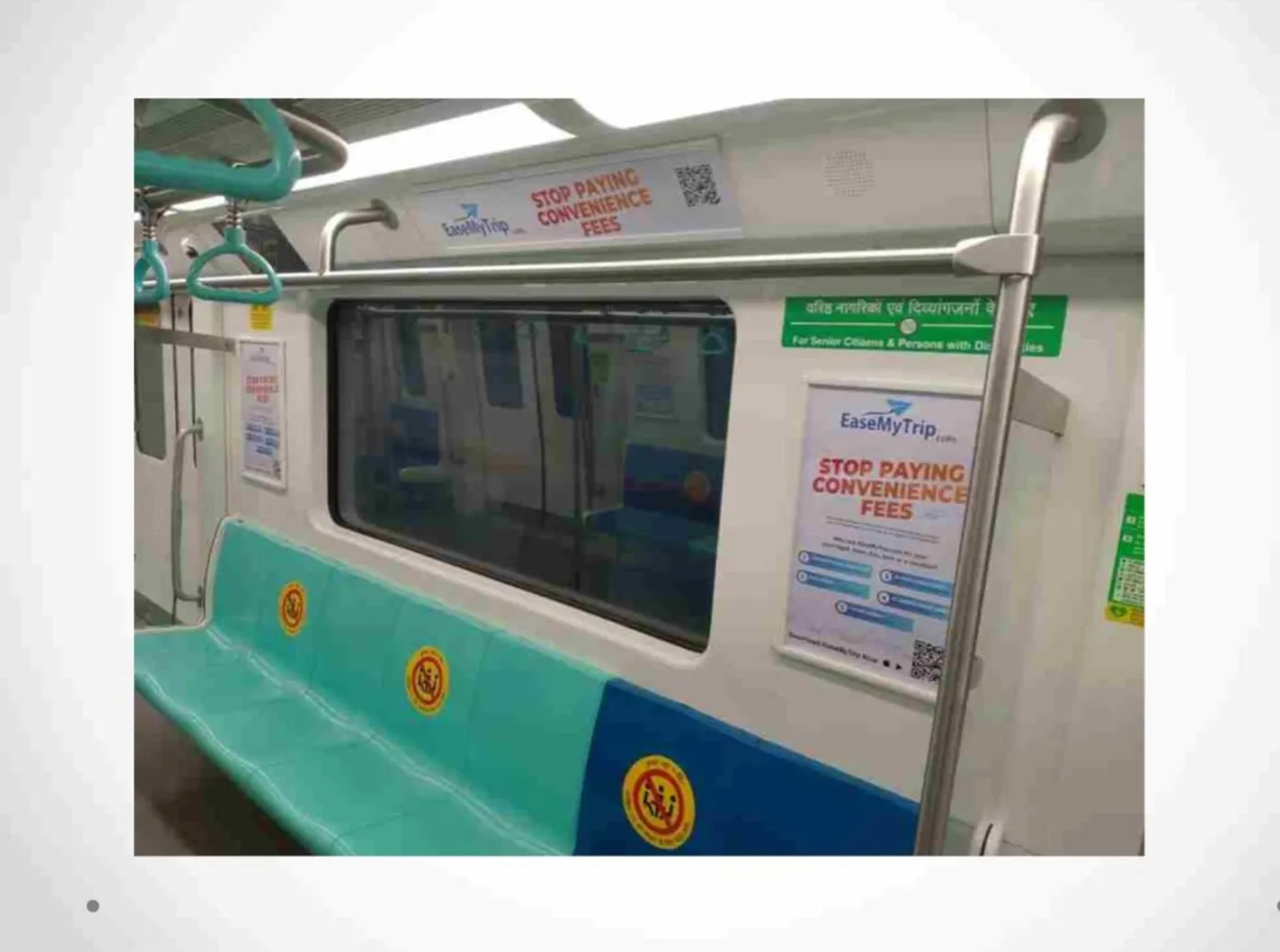 Noida Metro - aqua Line Interior Wrap