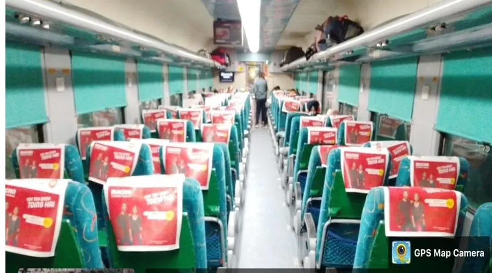 Bhopal Shatabdi Express Headrest