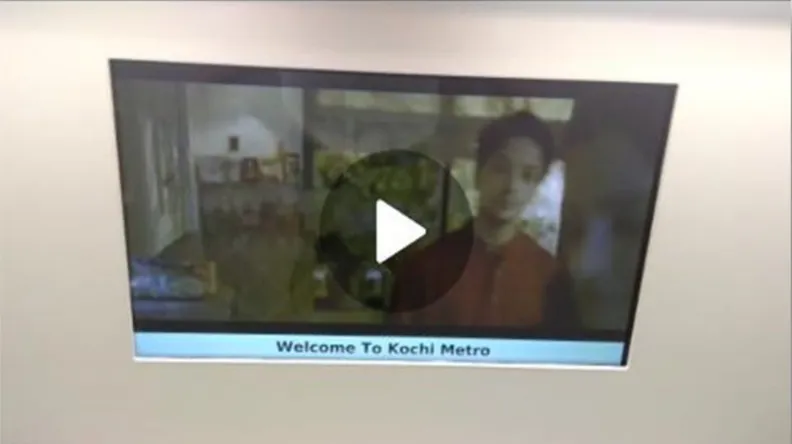 Kochi Metro - Digital Screen