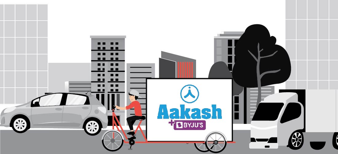 Enhancing Brand Recognition of Aakash Institute through Non-Traditional Advertising Product Image