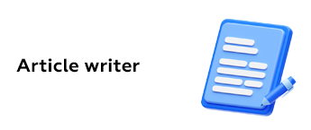 AI Article writer