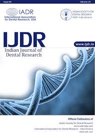 Indian Journal Of Dental Research Indian Journal Of Dental Research