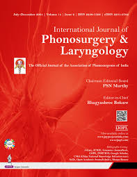 International Journal of Phonosurgery & Laryngology International Journal of Phonosurgery & Laryngology