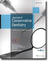Journal Of Conservative Dentistry Journal Of Conservative Dentistry