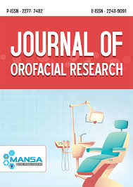 Journal of Orofacial Research Journal of Orofacial Research