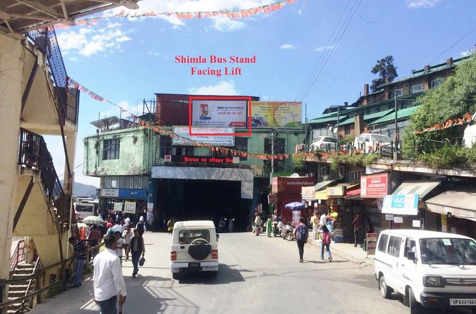 Hoarding -Bus Station, Shimla, Himachal Pradesh Hoarding -Bus Station, Shimla, Himachal Pradesh