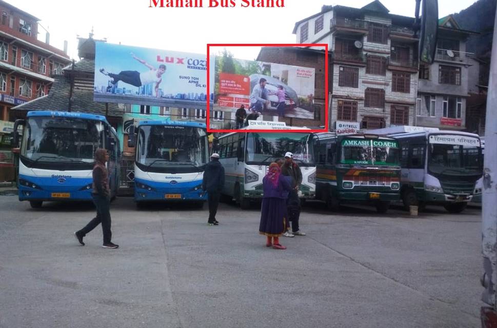Hoarding -Bus Station, Manali, Himachal Pradesh