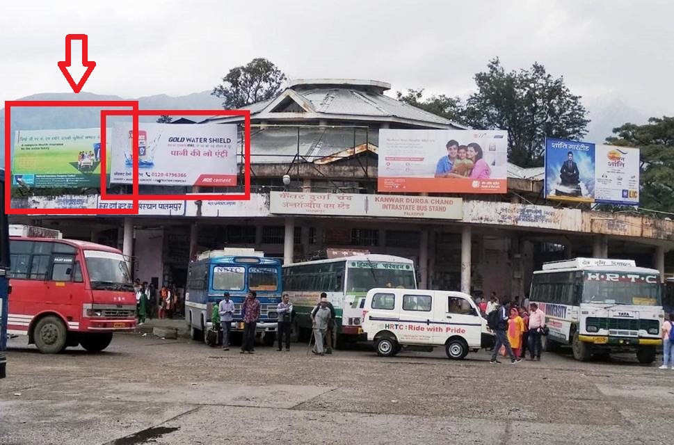 Hoarding -Bus Station, Palampur, Himachal Pradesh Hoarding -Bus Station, Palampur, Himachal Pradesh