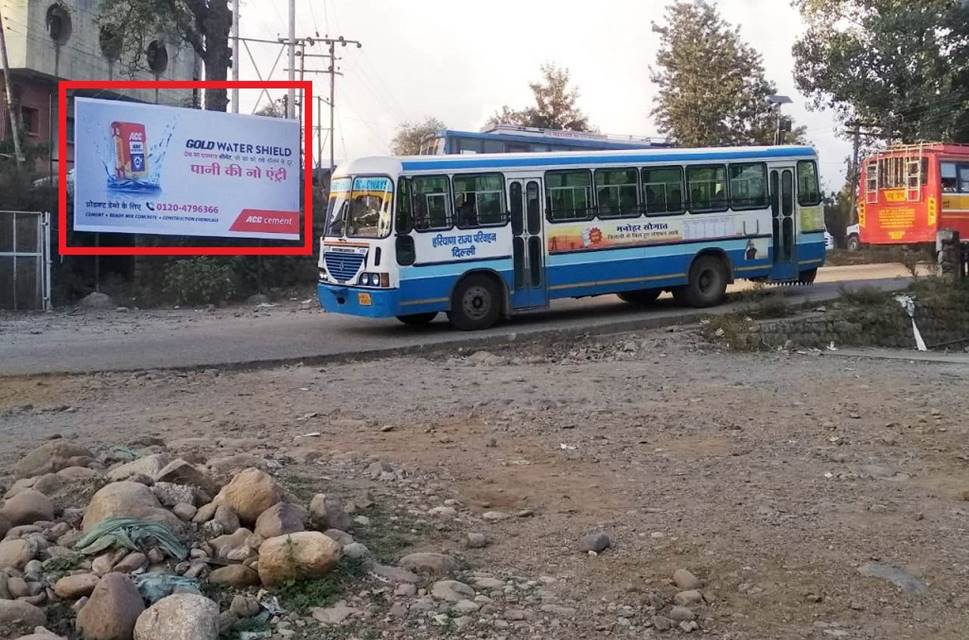 Hoarding -Bus Station, Nagrota, Himachal Pradesh Hoarding -Bus Station, Nagrota, Himachal Pradesh