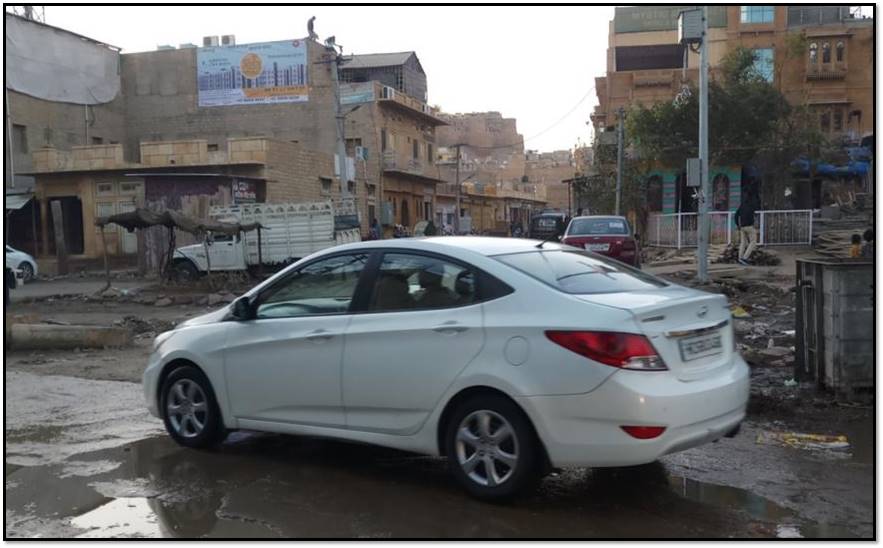 Wallwrap - Gadisar Road, Jaisalmer, Rajasthan