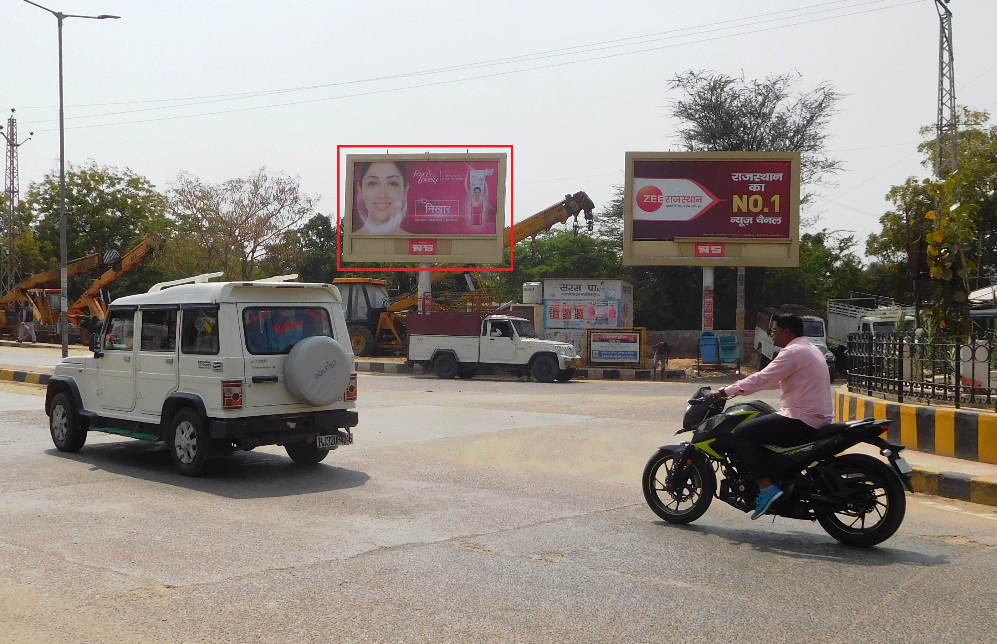 Unipole - Pankha Kanta Facing Circle 0, Churu, Rajasthan
