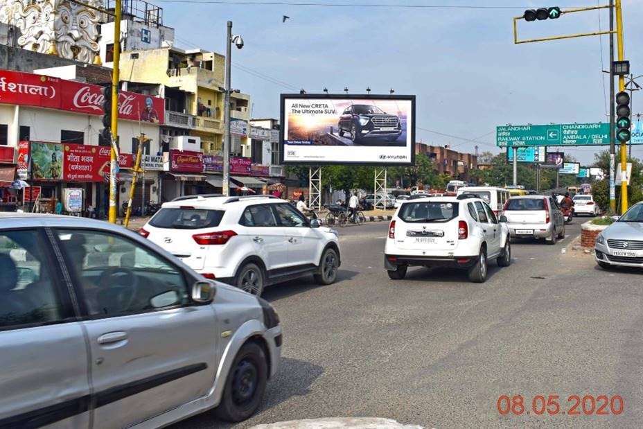 Mega Billboard - Bharat Nagar Chowk, Ludhiana, Punjab Mega Billboard - Bharat Nagar Chowk, Ludhiana, Punjab