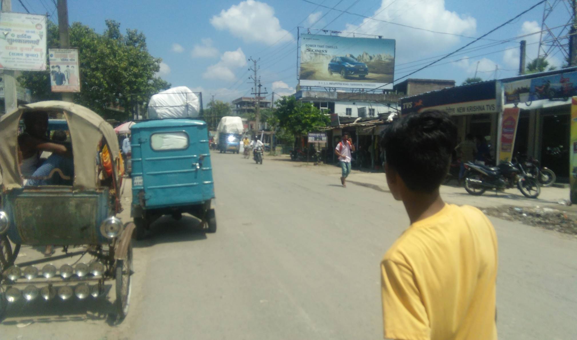 Billboard Lalganj Mn.Rd.(Arshad Nagar) UP  Lalganj Vaishali Bihar